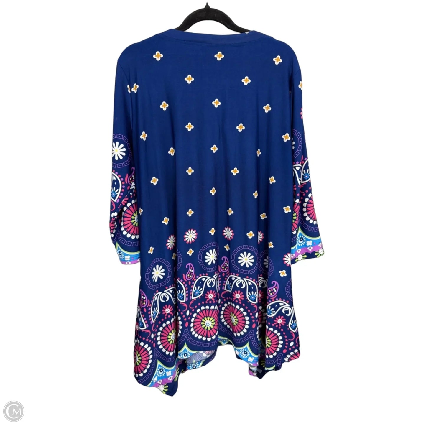 Dress Casual Short By Clothes Mentor In Floral Print, Size: 2x