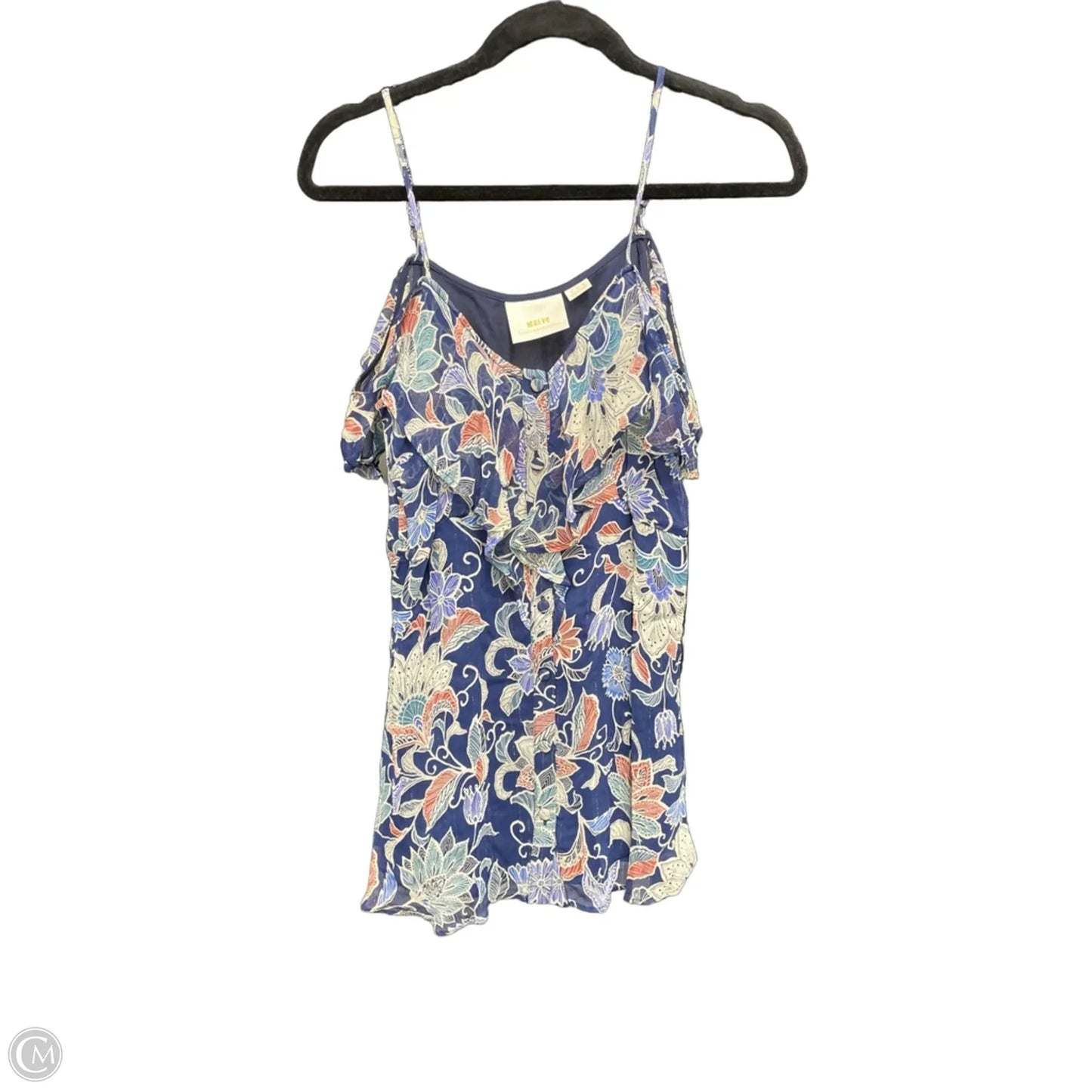 Top Sleeveless By Maeve In Floral Print, Size: 0