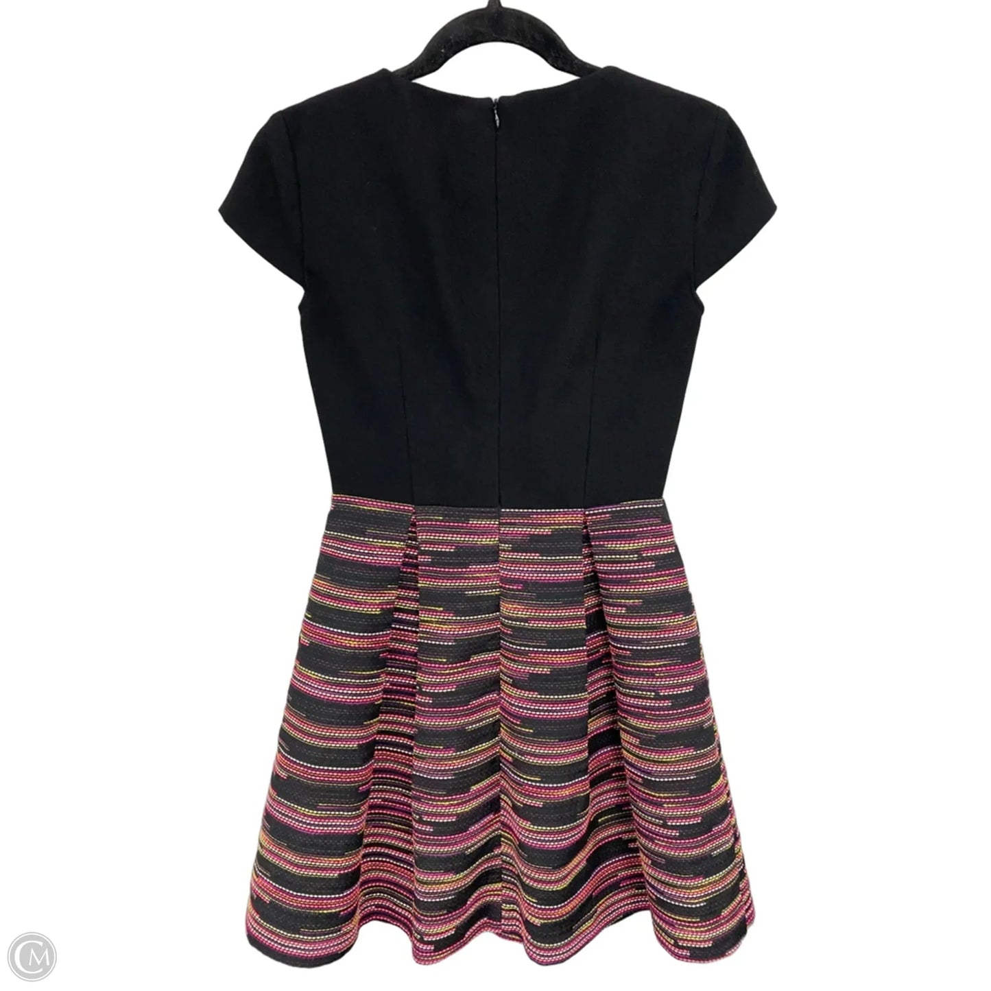 Dress Casual Short By Trina Turk In Black & Pink, Size: 0