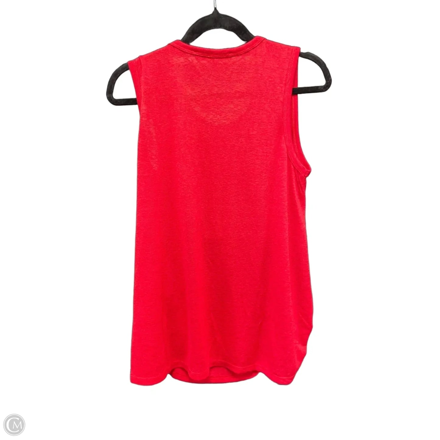Top Sleeveless By Clothes Mentor In Red, Size: M