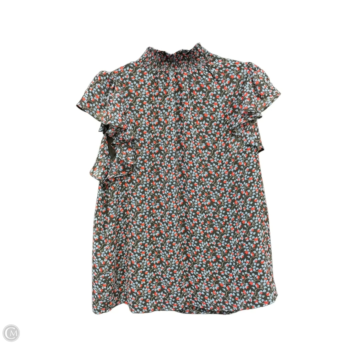 Top Short Sleeve By 1.state In Floral Print, Size: M