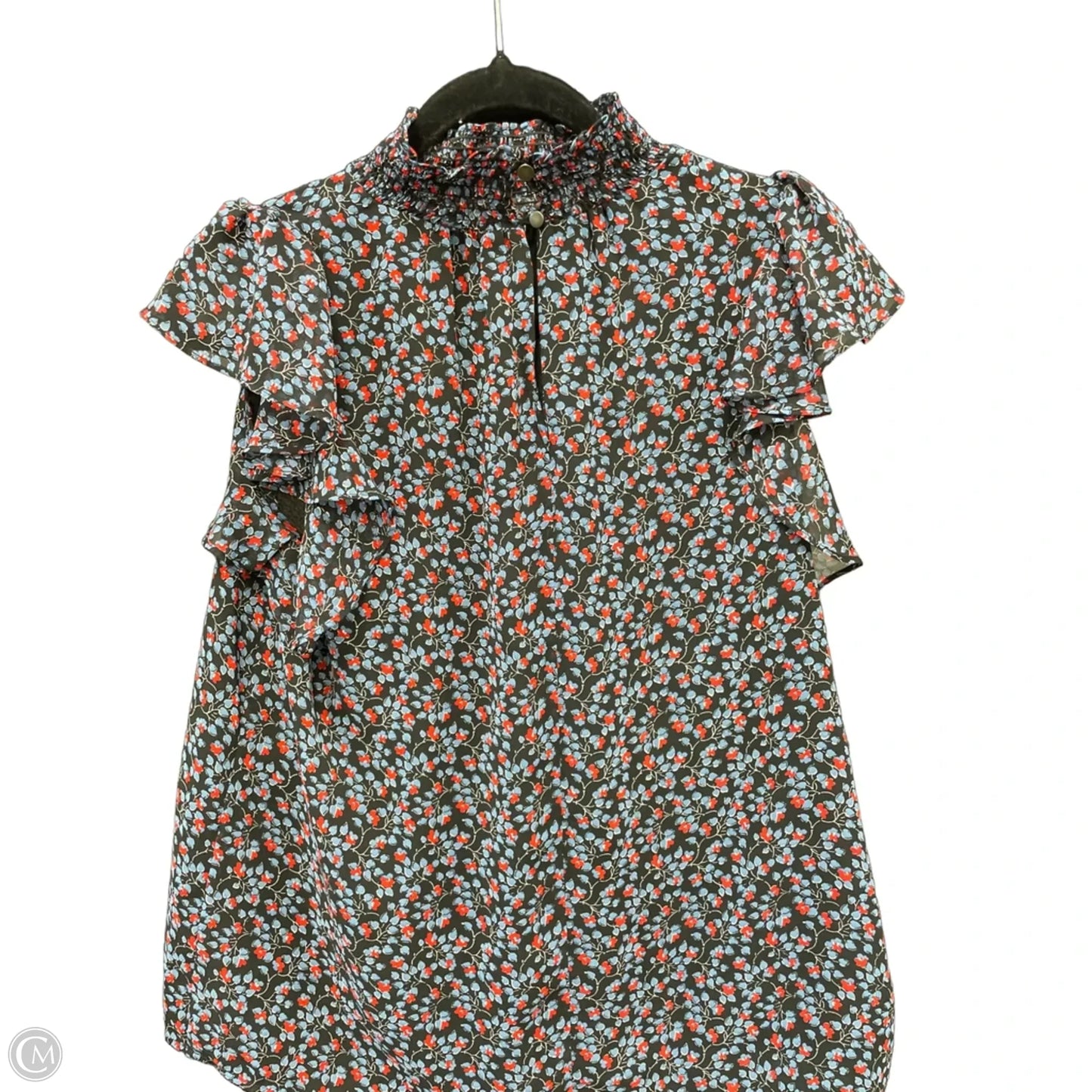 Top Short Sleeve By 1.state In Floral Print, Size: M