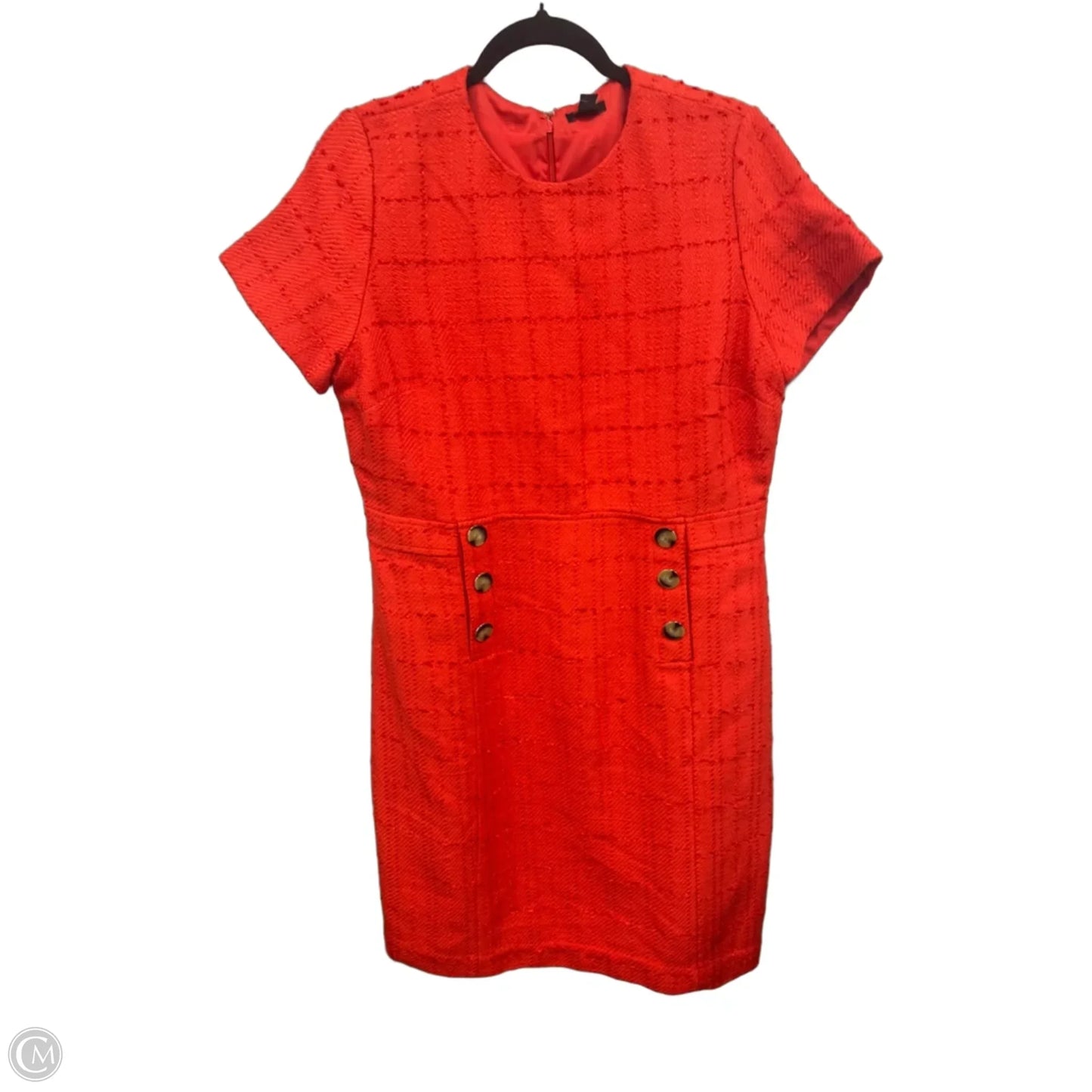 Dress Casual Short By Ann Taylor In Orange, Size: 14