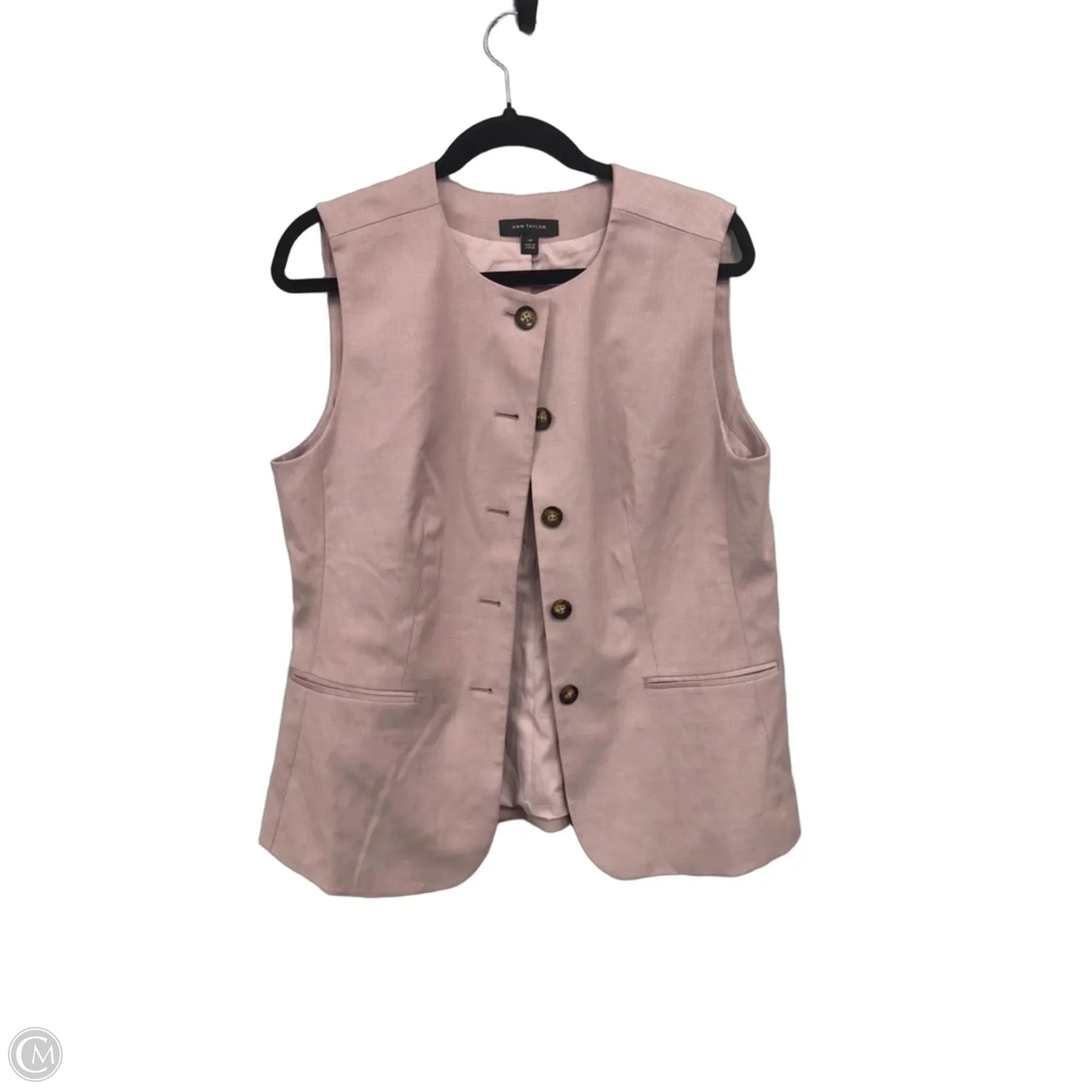 Vest Other By Ann Taylor In Mauve, Size: 14p