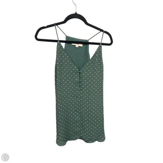 Top Sleeveless By Loft In Floral Print, Size: M