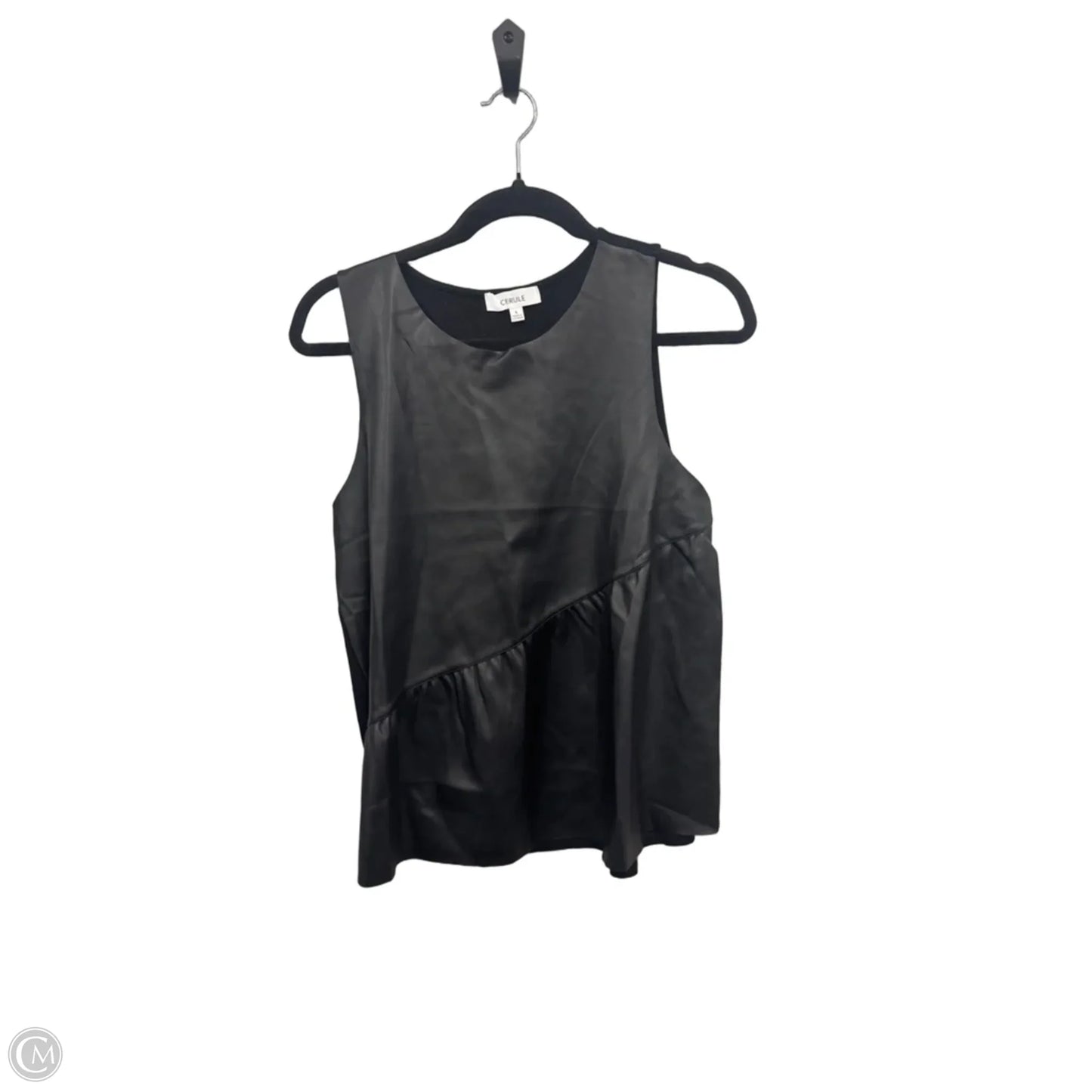 Top Sleeveless By Clothes Mentor In Black, Size: L