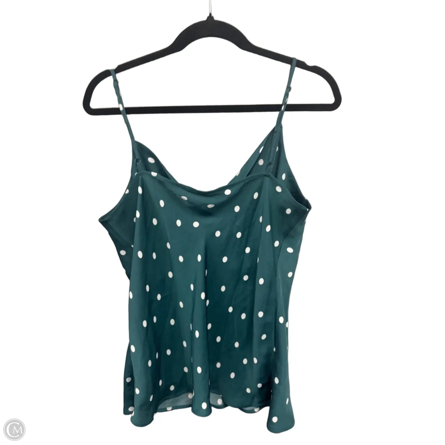 Top Sleeveless By Loft In Polkadot Pattern, Size: L
