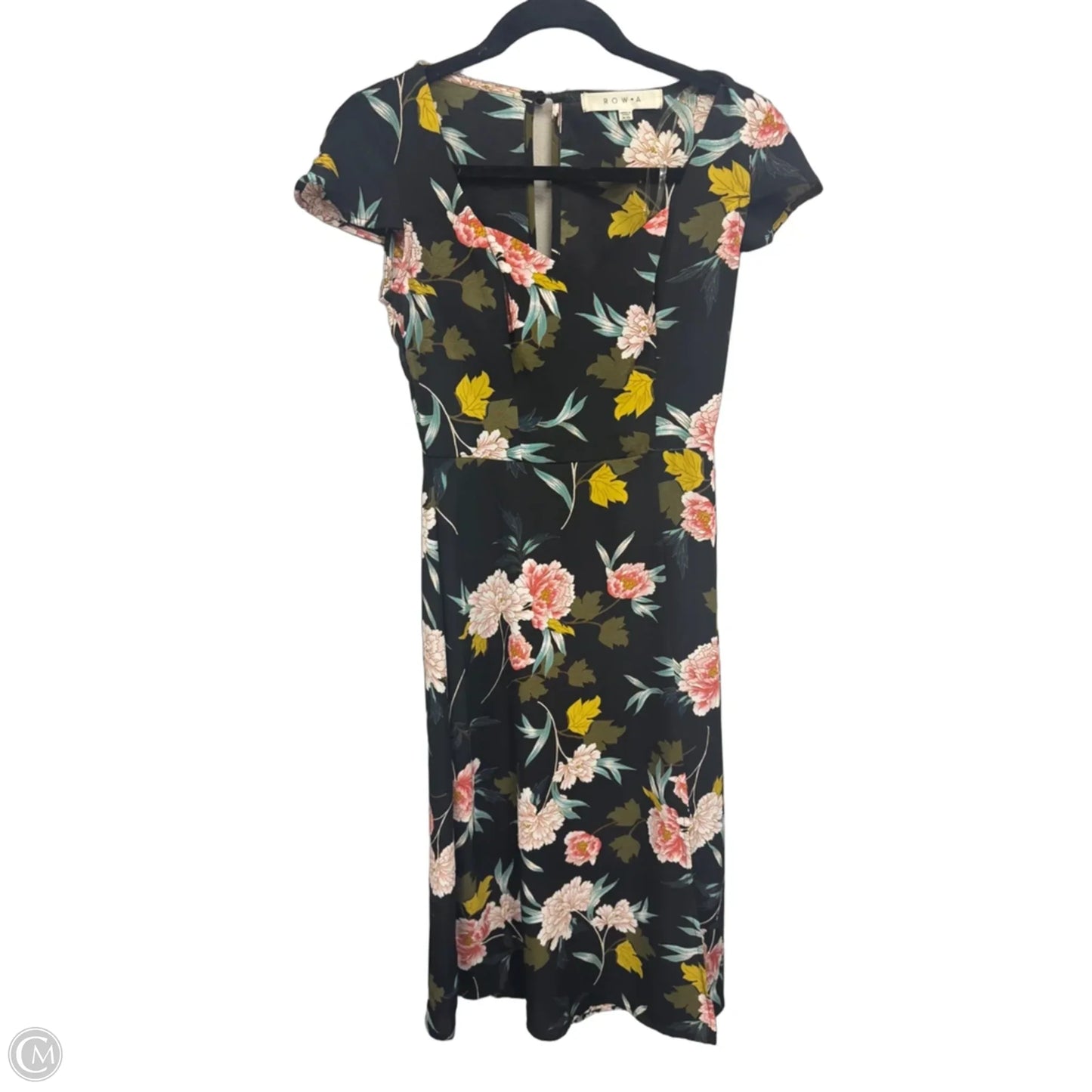 Dress Casual Midi By Clothes Mentor In Floral Print, Size: Xs