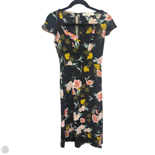 Dress Casual Midi By Clothes Mentor In Floral Print, Size: Xs