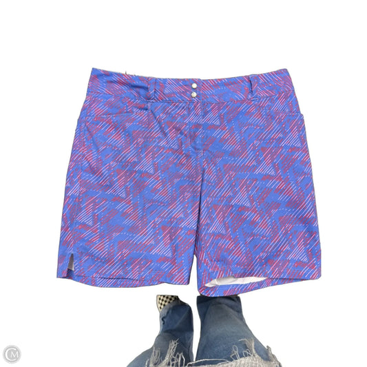 Athletic Shorts By Adidas In Blue & Red, Size: 6