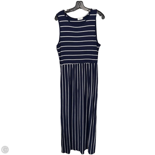 Dress Casual Maxi By Clothes Mentor In Striped Pattern, Size: L