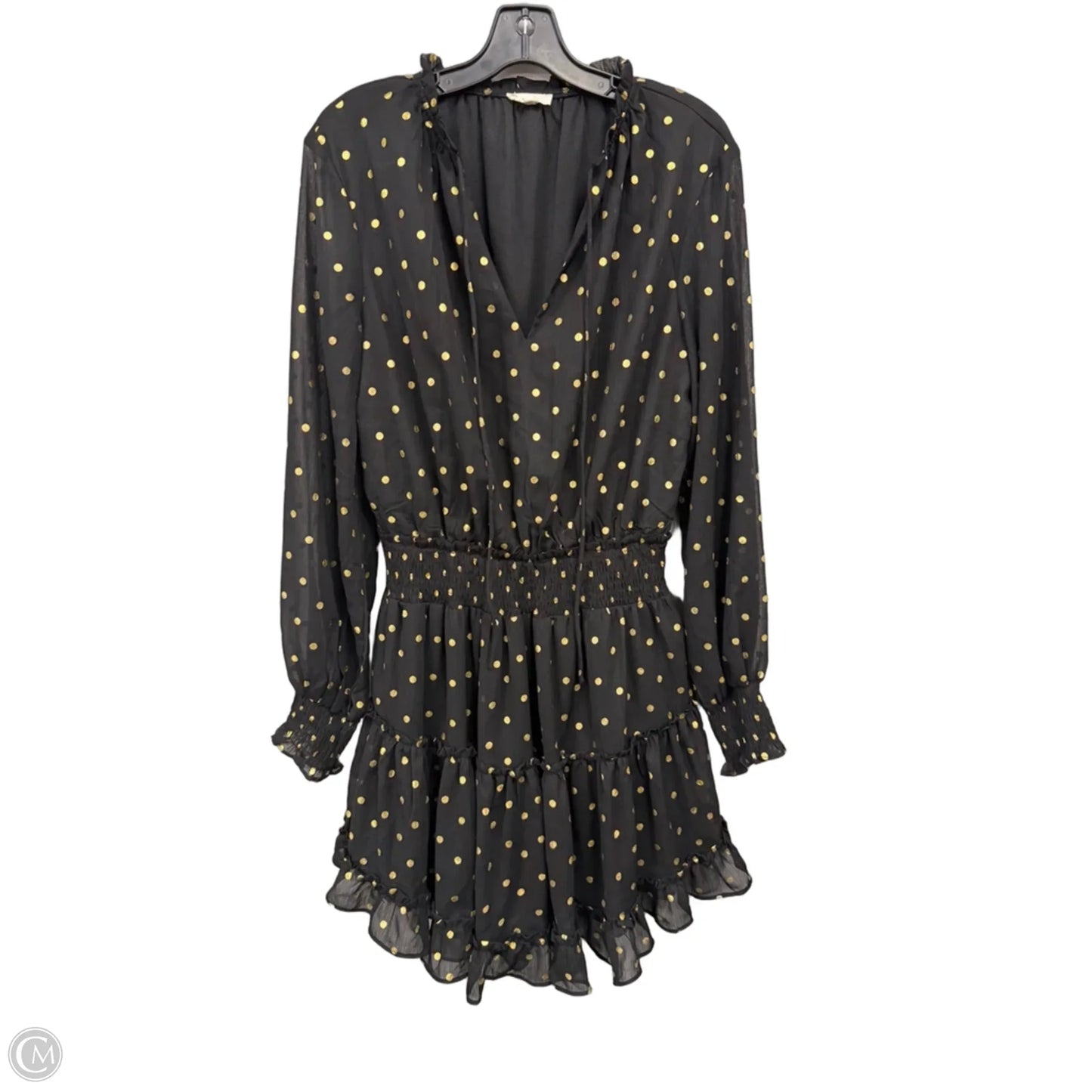 Dress Casual Short By Clothes Mentor In Polkadot Pattern, Size: L
