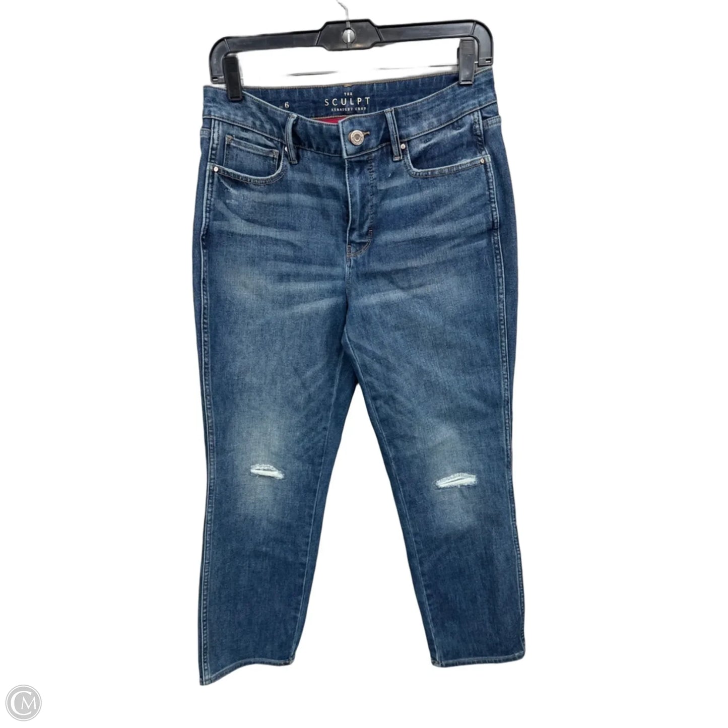 Jeans Straight By White House Black Market In Blue, Size: 6