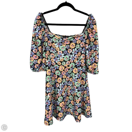 Dress Casual Short By Clothes Mentor In Floral Print, Size: 10