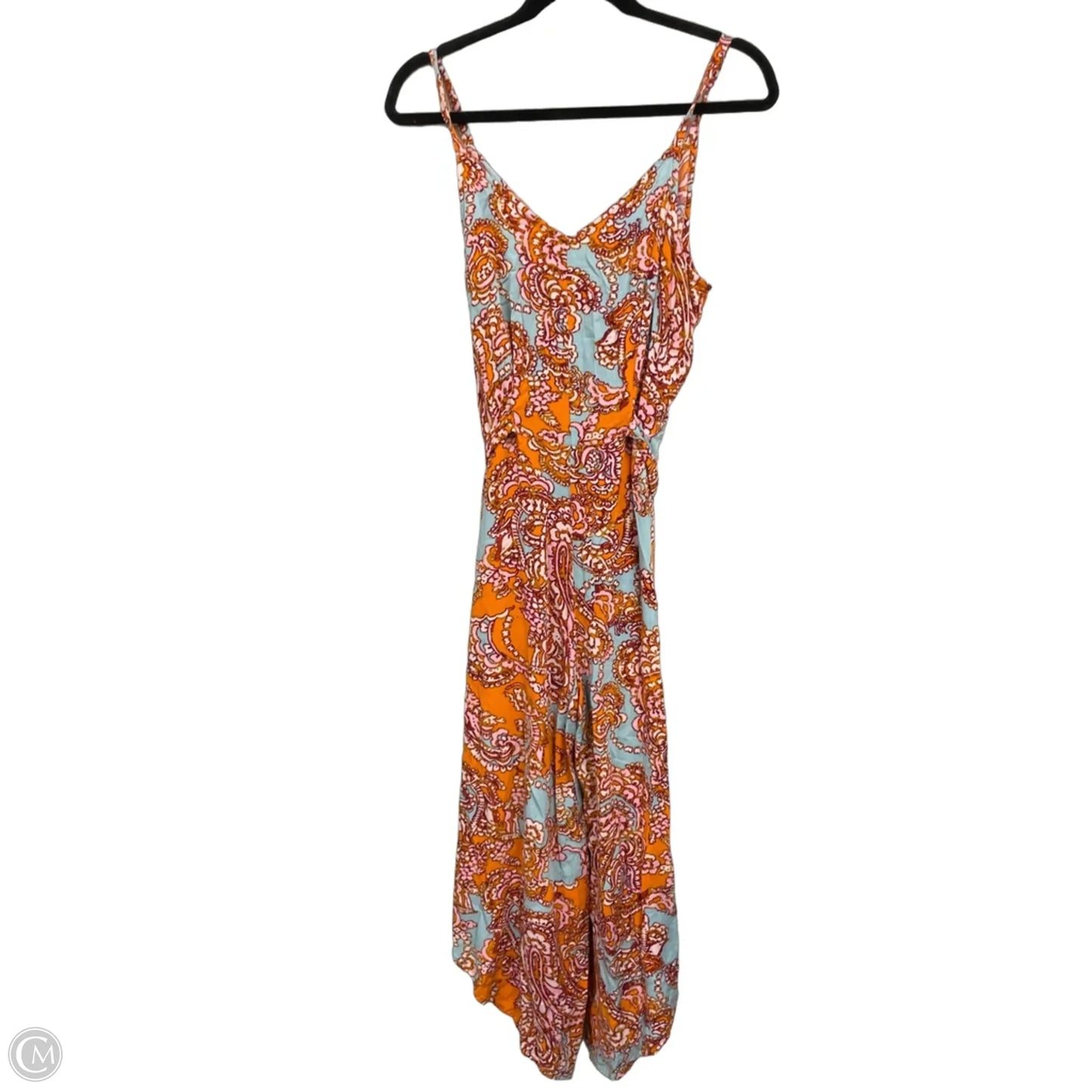 Jumpsuit By Msk In Blue & Orange, Size: L