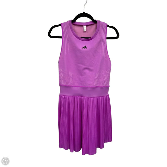 Athletic Dress By Adidas In Purple, Size: L