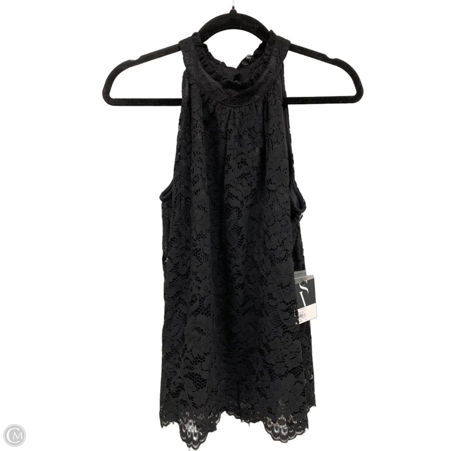 Top Sleeveless By Simply Vera In Black, Size: M