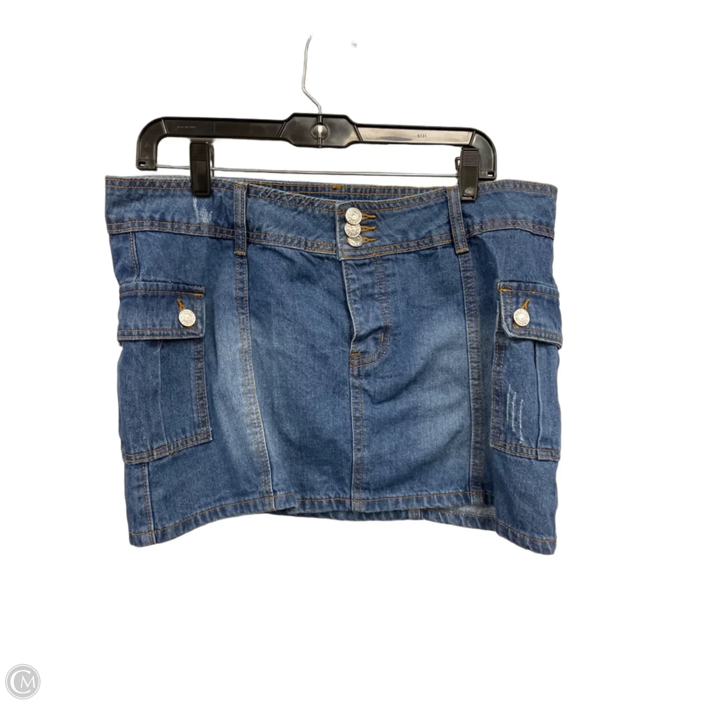 Skirt Mini & Short By Shein In Blue, Size: L