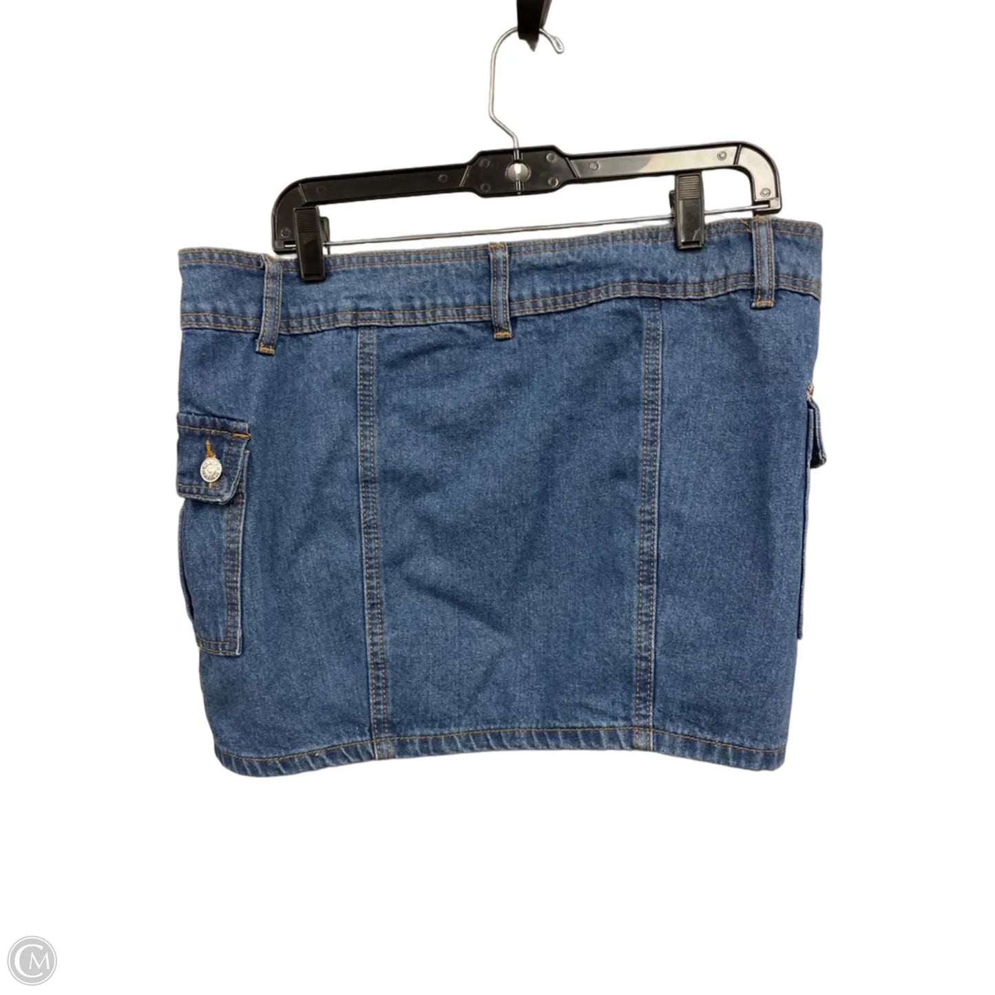 Skirt Mini & Short By Shein In Blue, Size: L