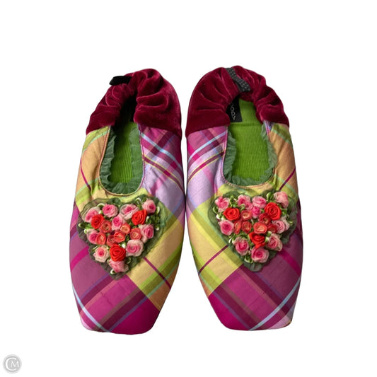 Slippers By Clothes Mentor In Multi-colored, Size: 9.5