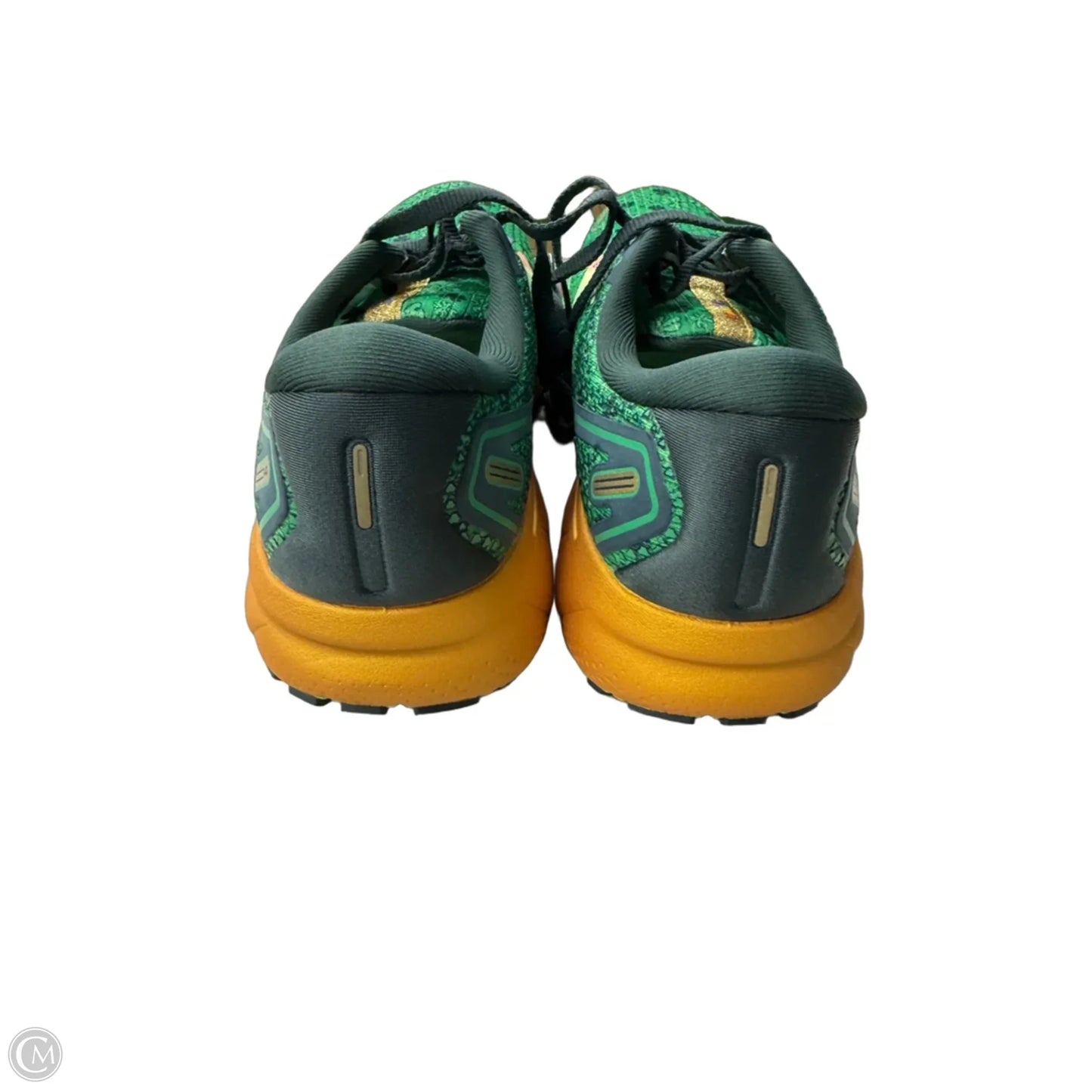 Shoes Athletic By Brooks In Green & Orange, Size: 8.5