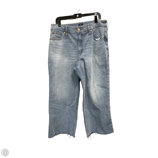 Jeans Cropped By J. Crew In Blue, Size: 16