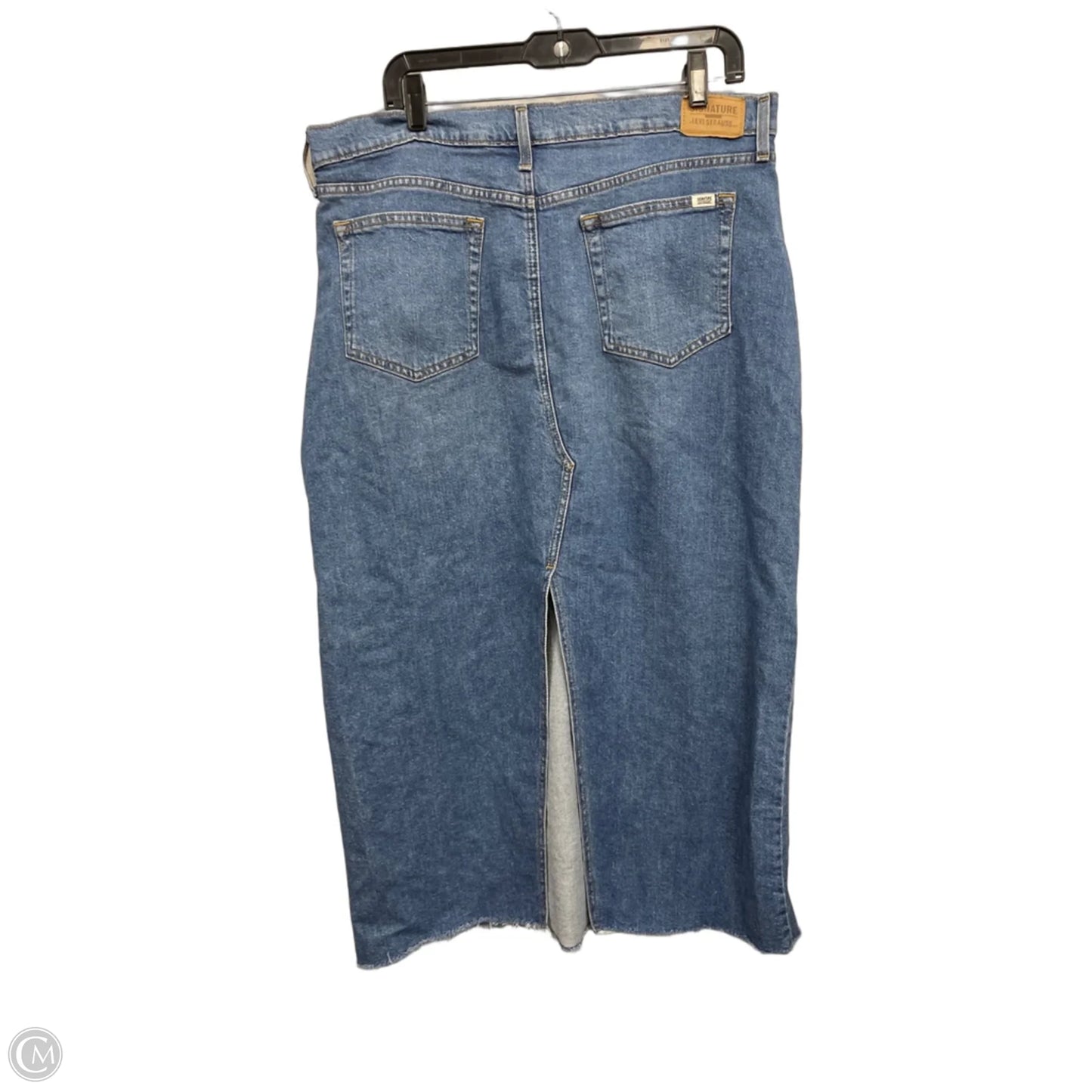 Skirt Maxi By Levis In Blue, Size: 16