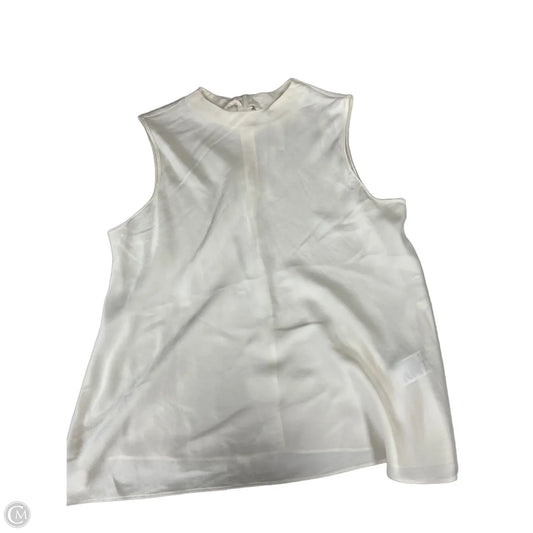 Top Sleeveless By Banana Republic In Cream, Size: L