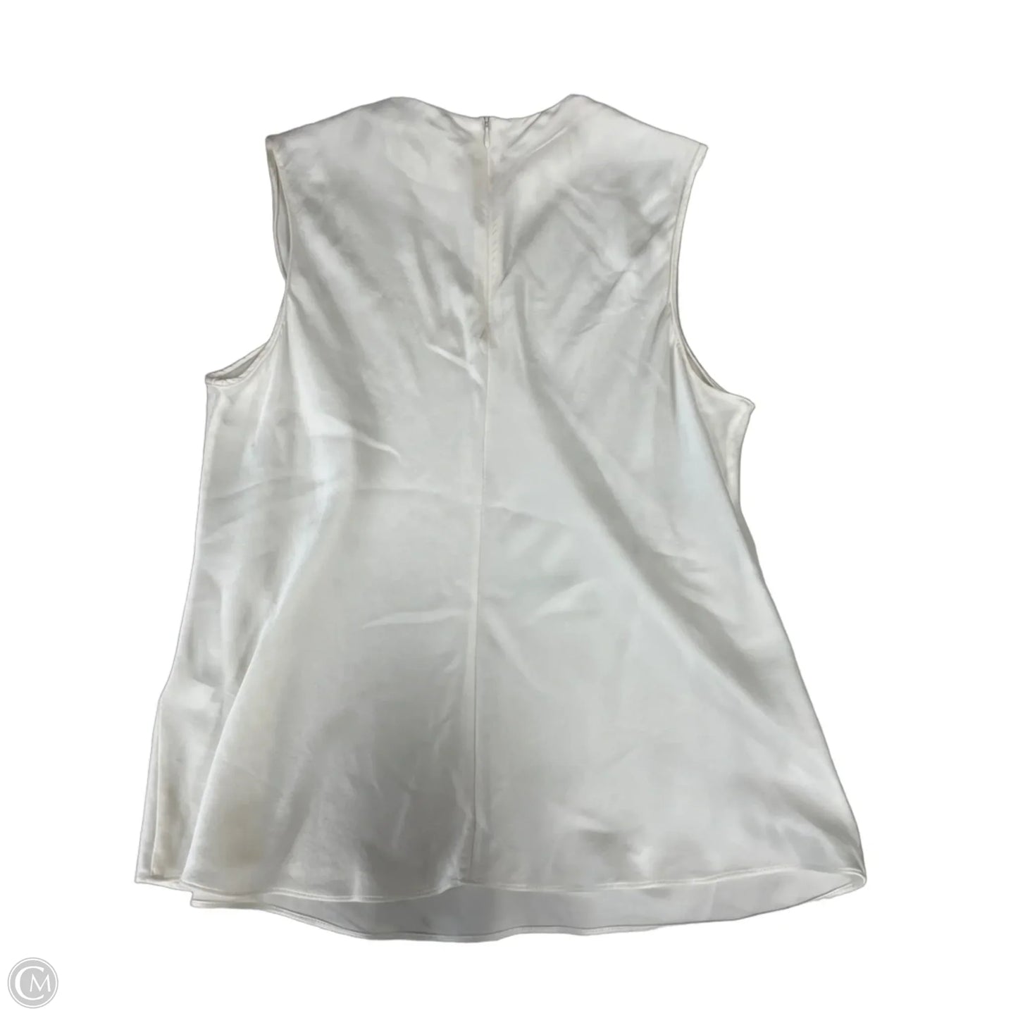 Top Sleeveless By Banana Republic In Cream, Size: L