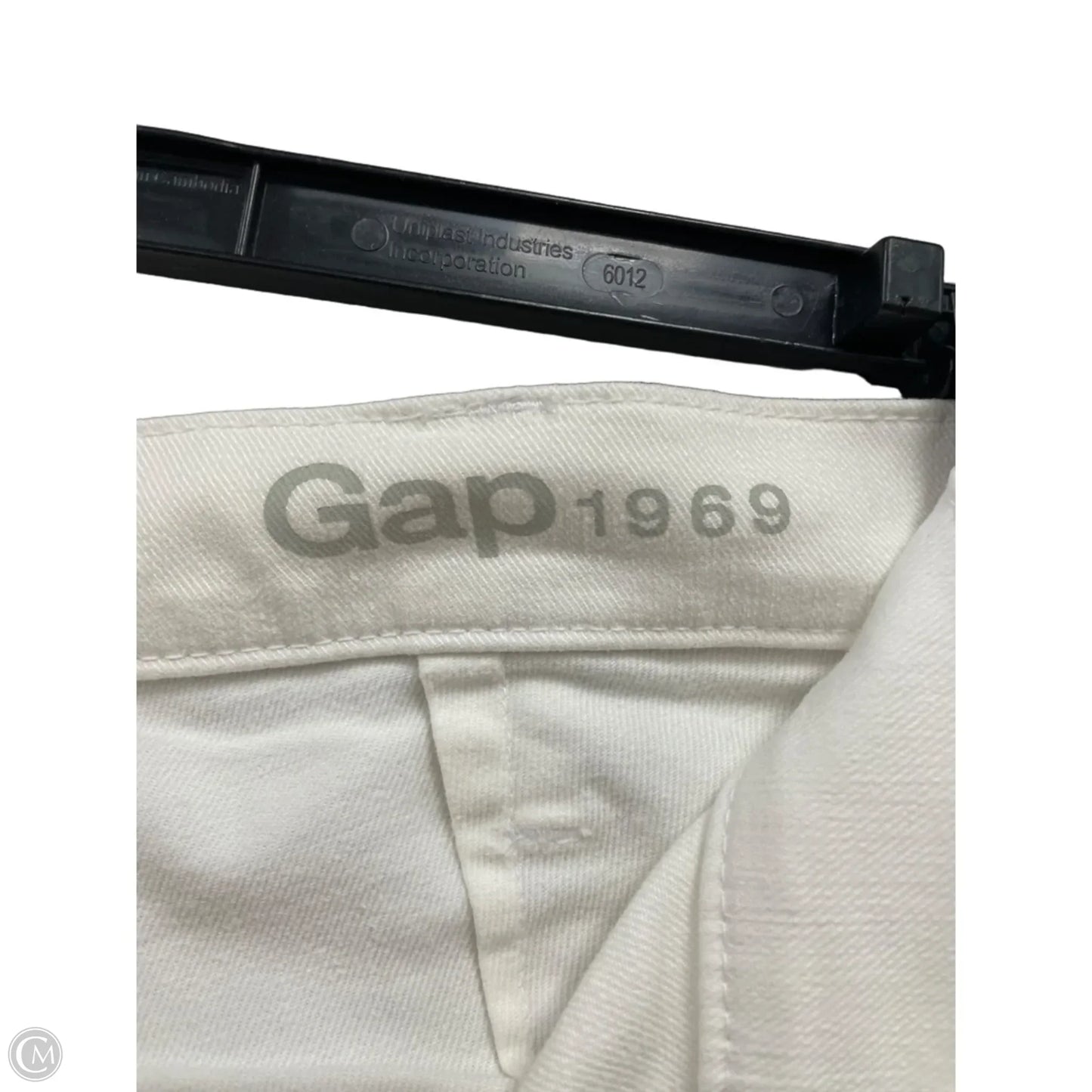 Jeans Flared By Gap In Cream, Size: 14
