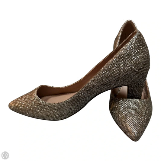 Shoes Heels Stiletto By Cole-haan In Gold, Size: 6