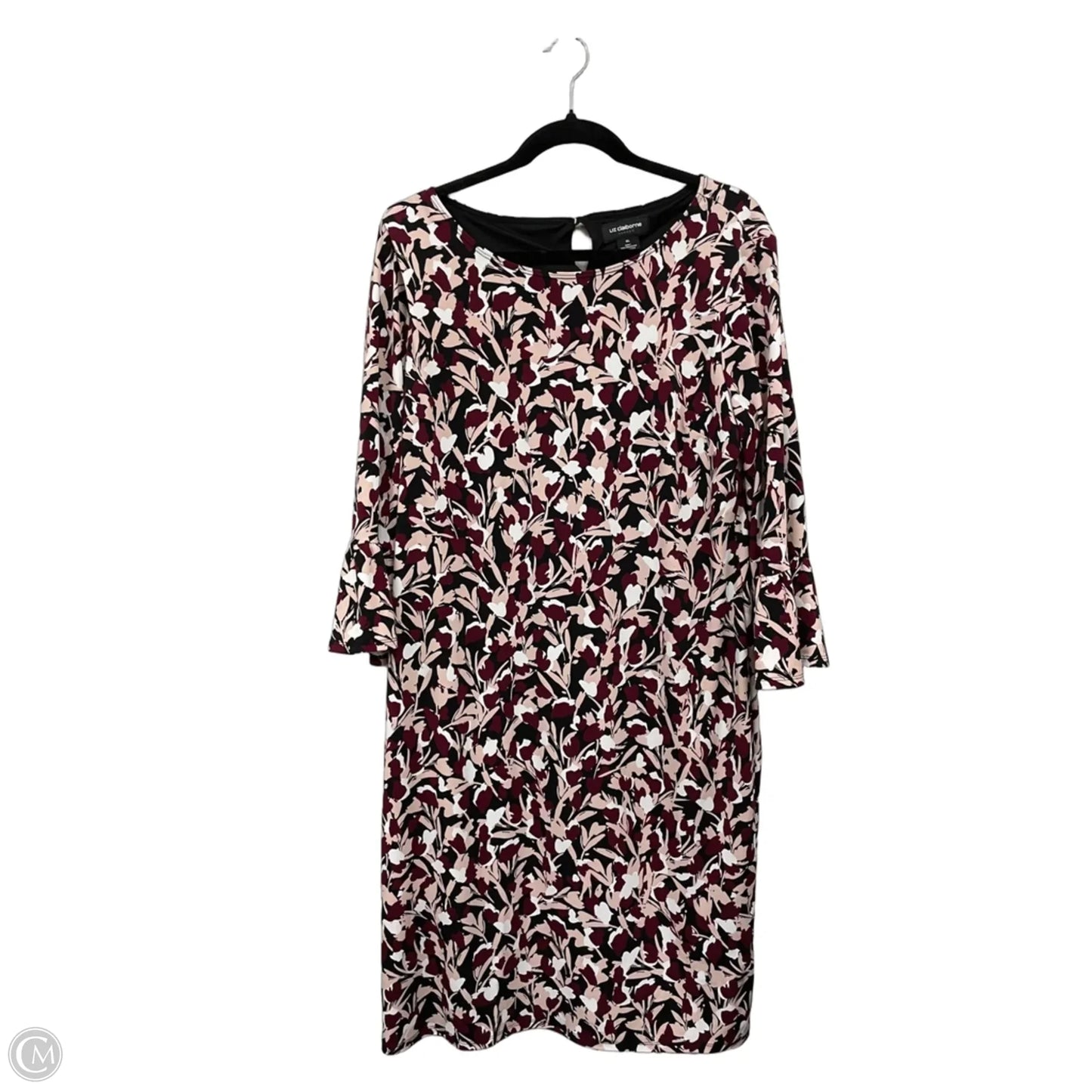 Dress Casual Short By Liz Claiborne In Floral Print, Size: Xl