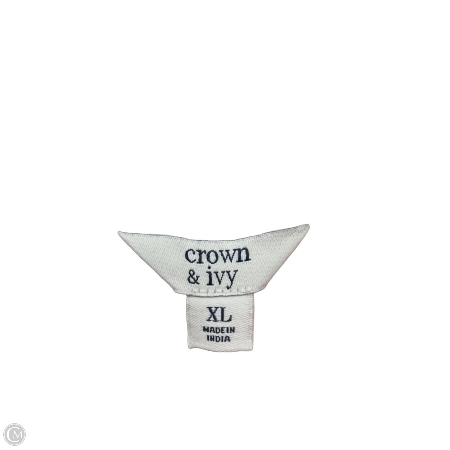 Dress Casual Short By Crown And Ivy In Checkered Pattern, Size: Xl