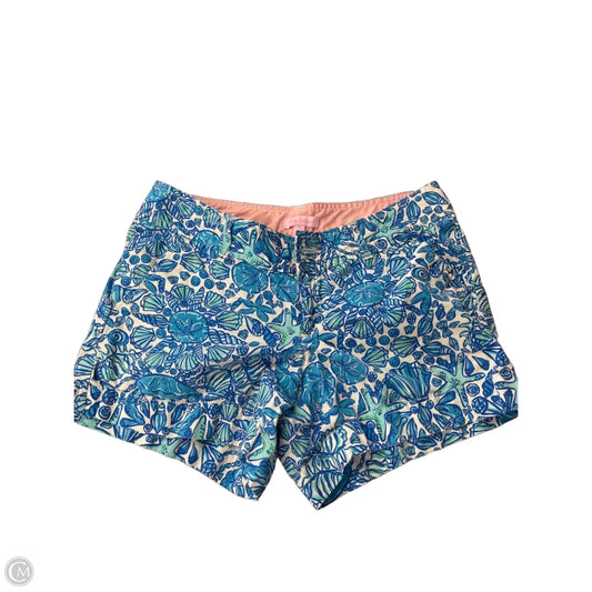 Shorts Designer By Lilly Pulitzer In Blue & White, Size: 6