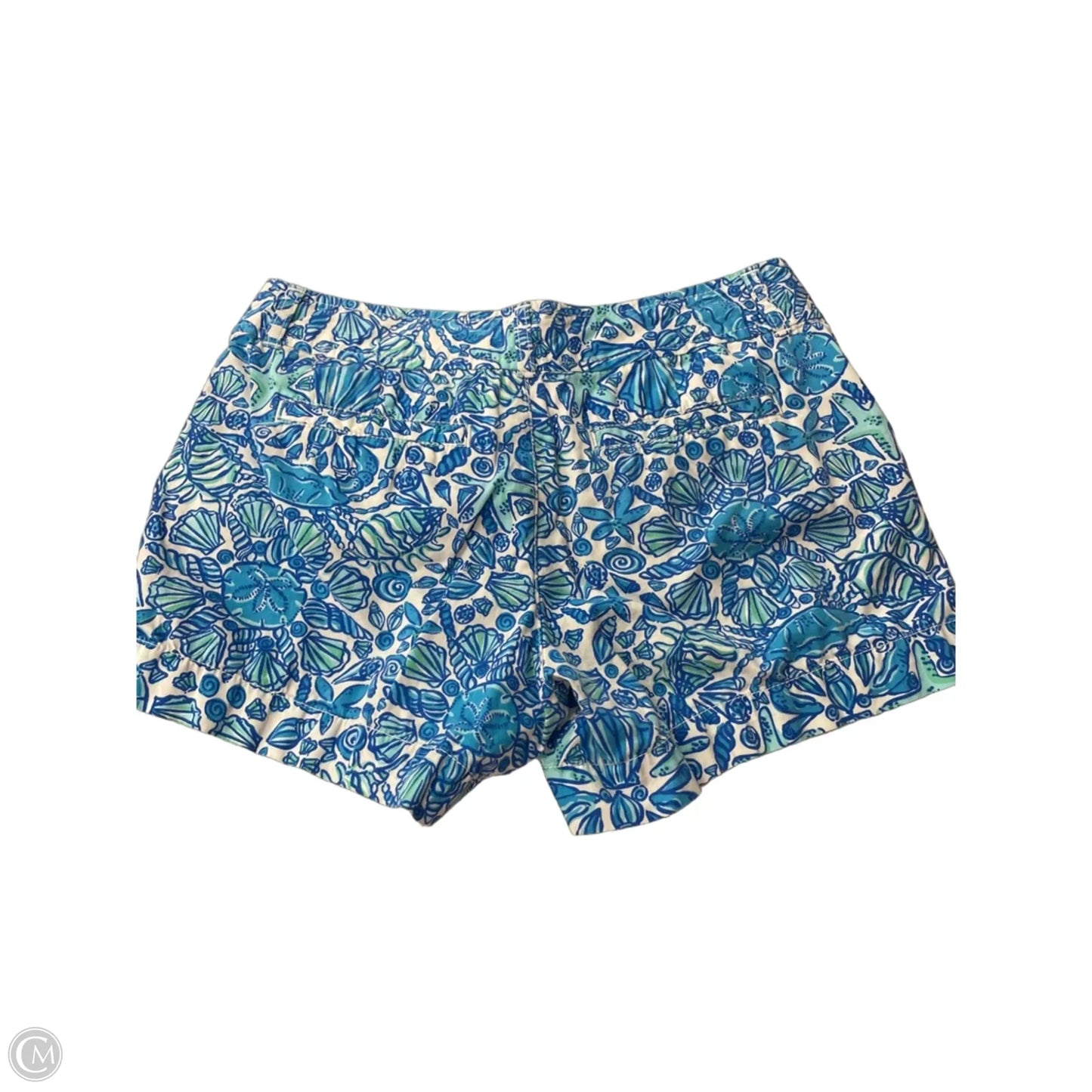 Shorts Designer By Lilly Pulitzer In Blue & White, Size: 6