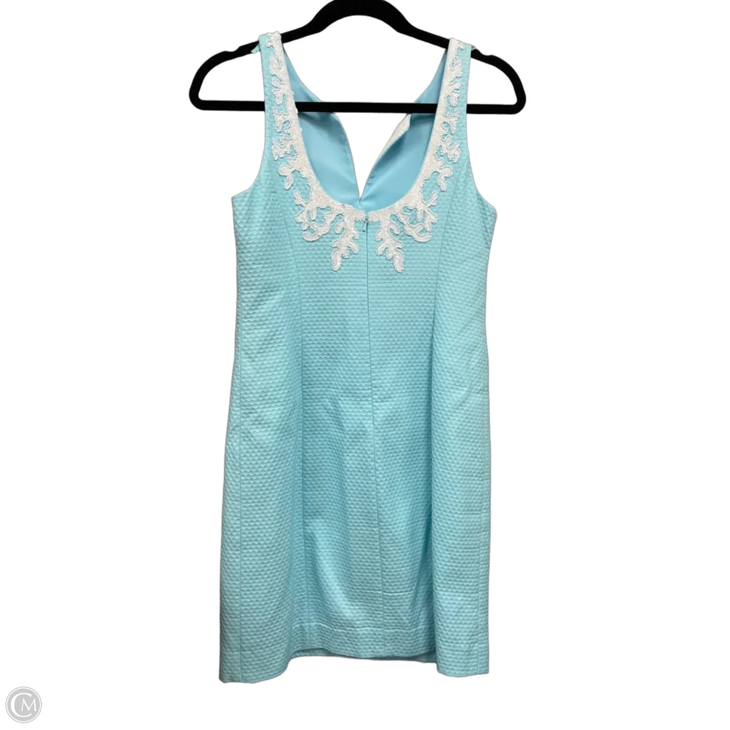 Dress Designer By Lilly Pulitzer In Blue & White, Size: 0