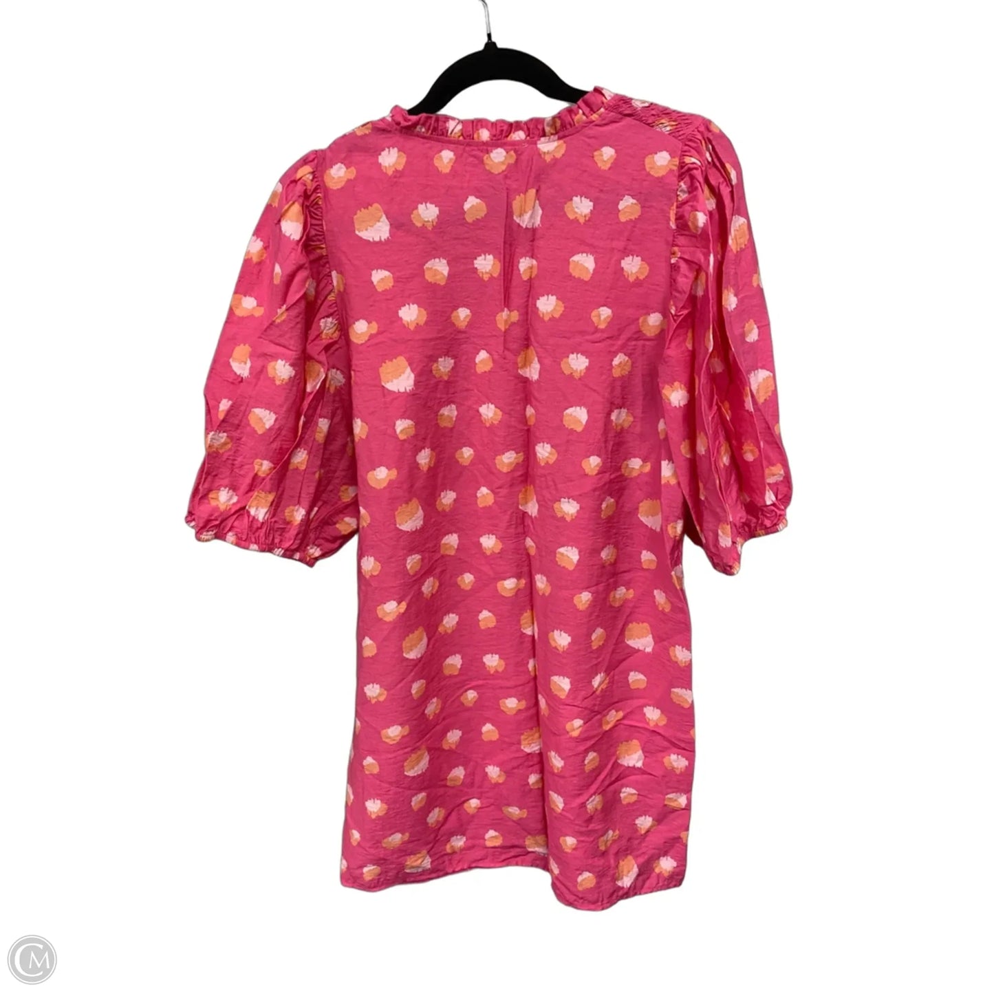 Dress Casual Short By Michelle Mcdowell In Orange & Pink, Size: M