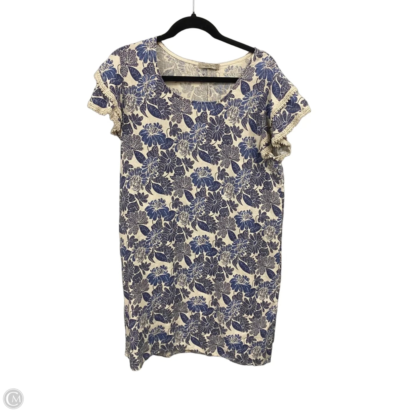 Dress Casual Short By Clothes Mentor In Floral Print, Size: Xl