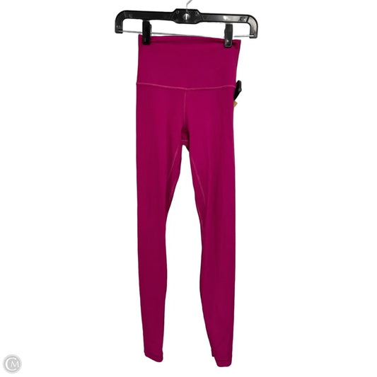 Athletic Leggings By Lululemon In Pink, Size: 2