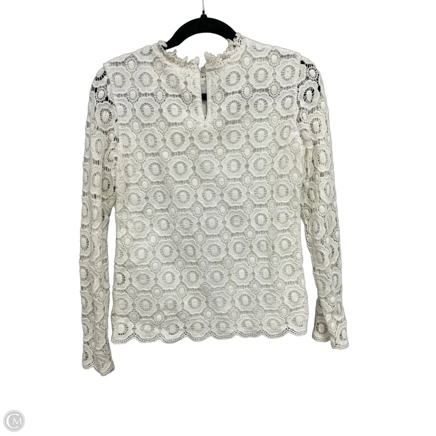 Top Long Sleeve By J Mclaughlin In Cream, Size: Xs