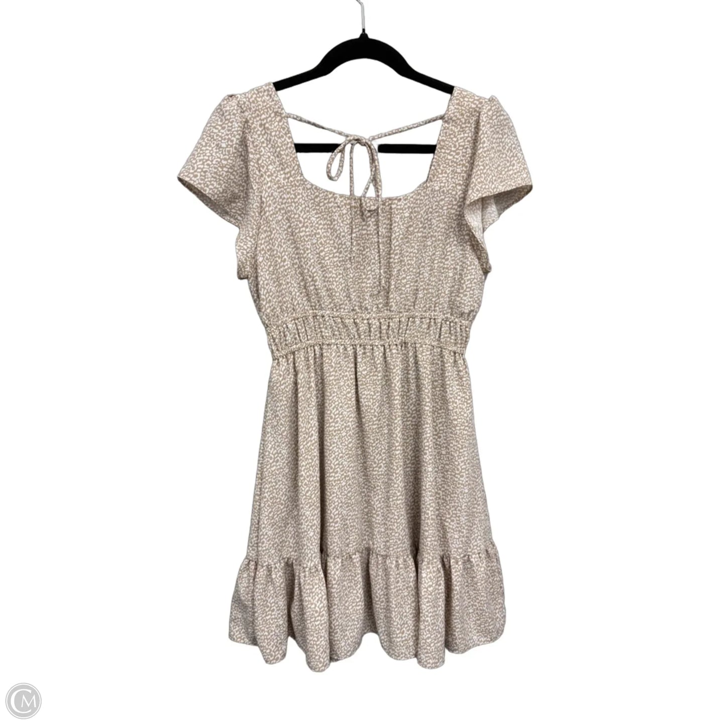 Dress Casual Short By Altard State In Tan & White, Size: M