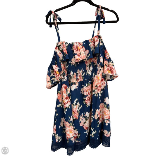 Dress Casual Short By Torrid In Floral Print, Size: 2x