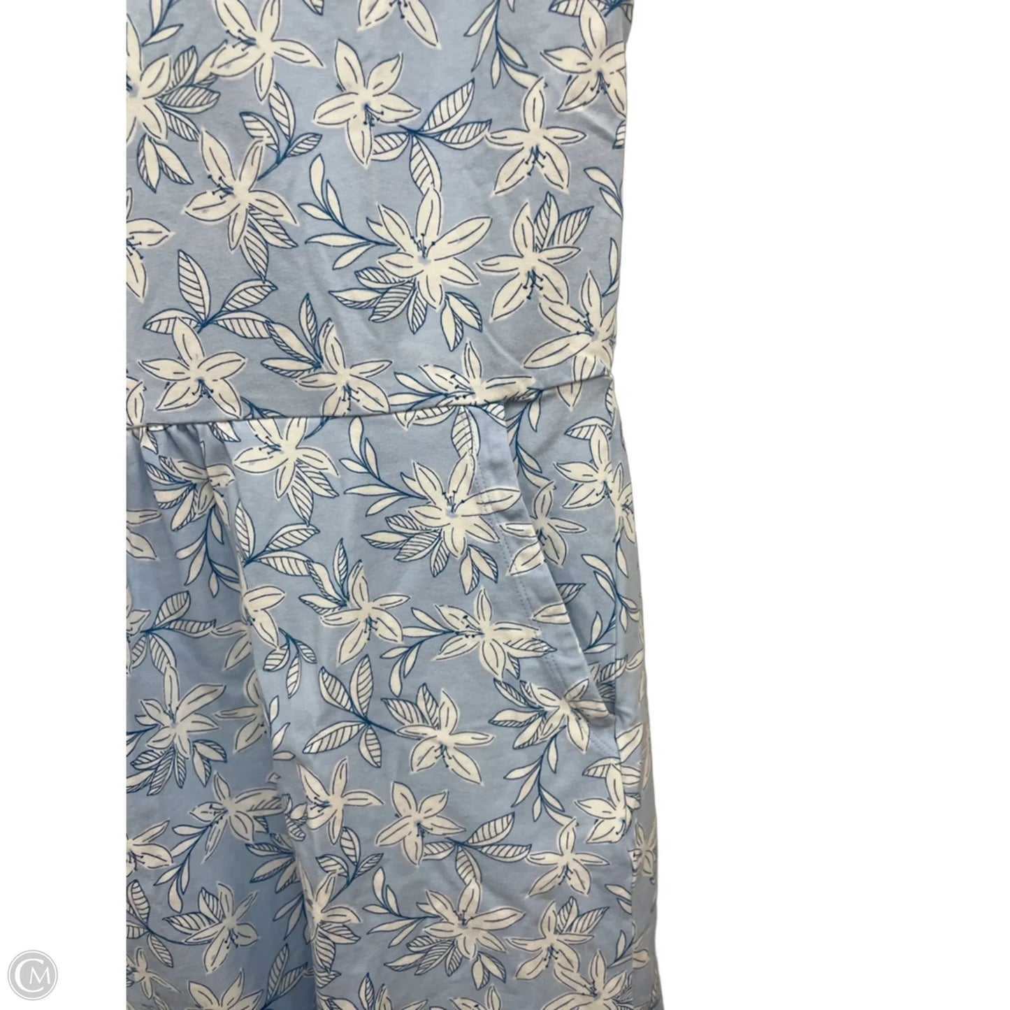 Dress Casual Short By Lands End In Floral Print, Size: L