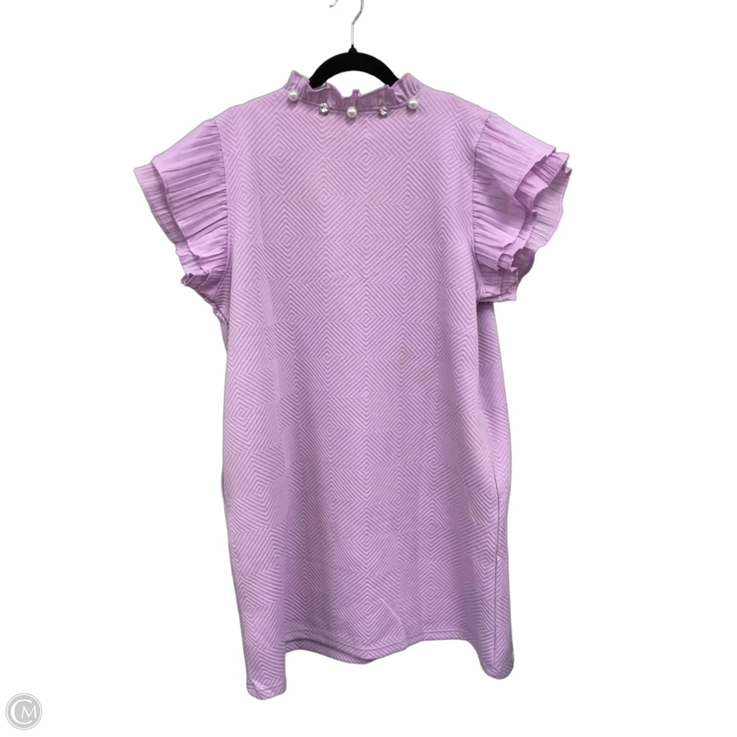 Dress Casual Short By Simply Southern In Purple, Size: L