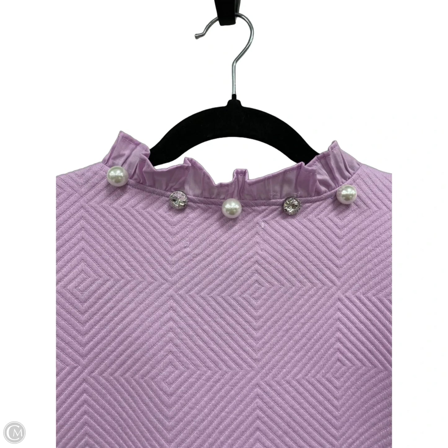 Dress Casual Short By Simply Southern In Purple, Size: L