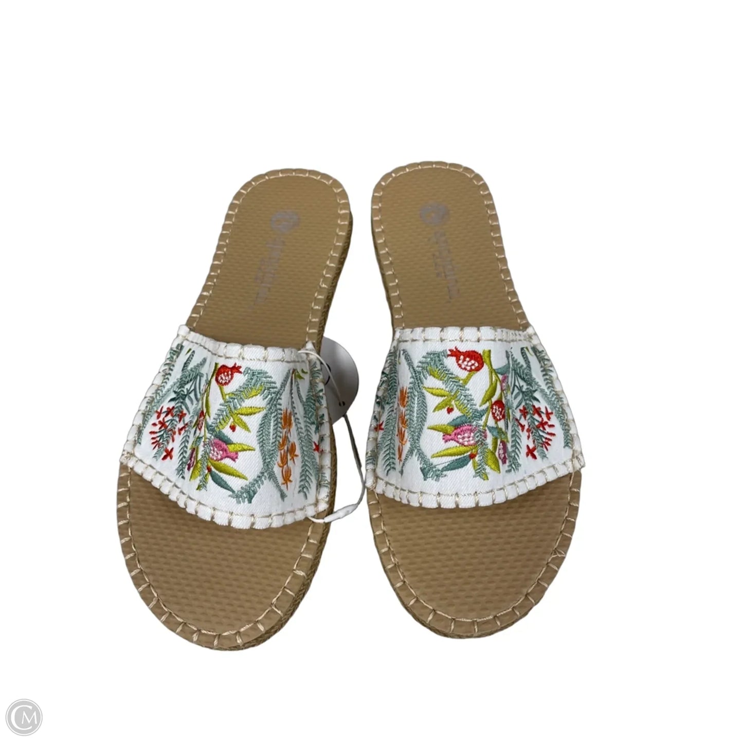 Sandals Flats By Spartina In Floral Print, Size: 10