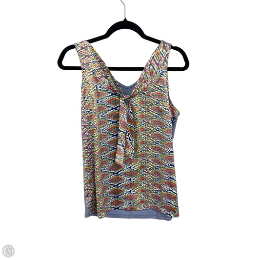 Top Sleeveless By Limited In Multi-colored, Size: S