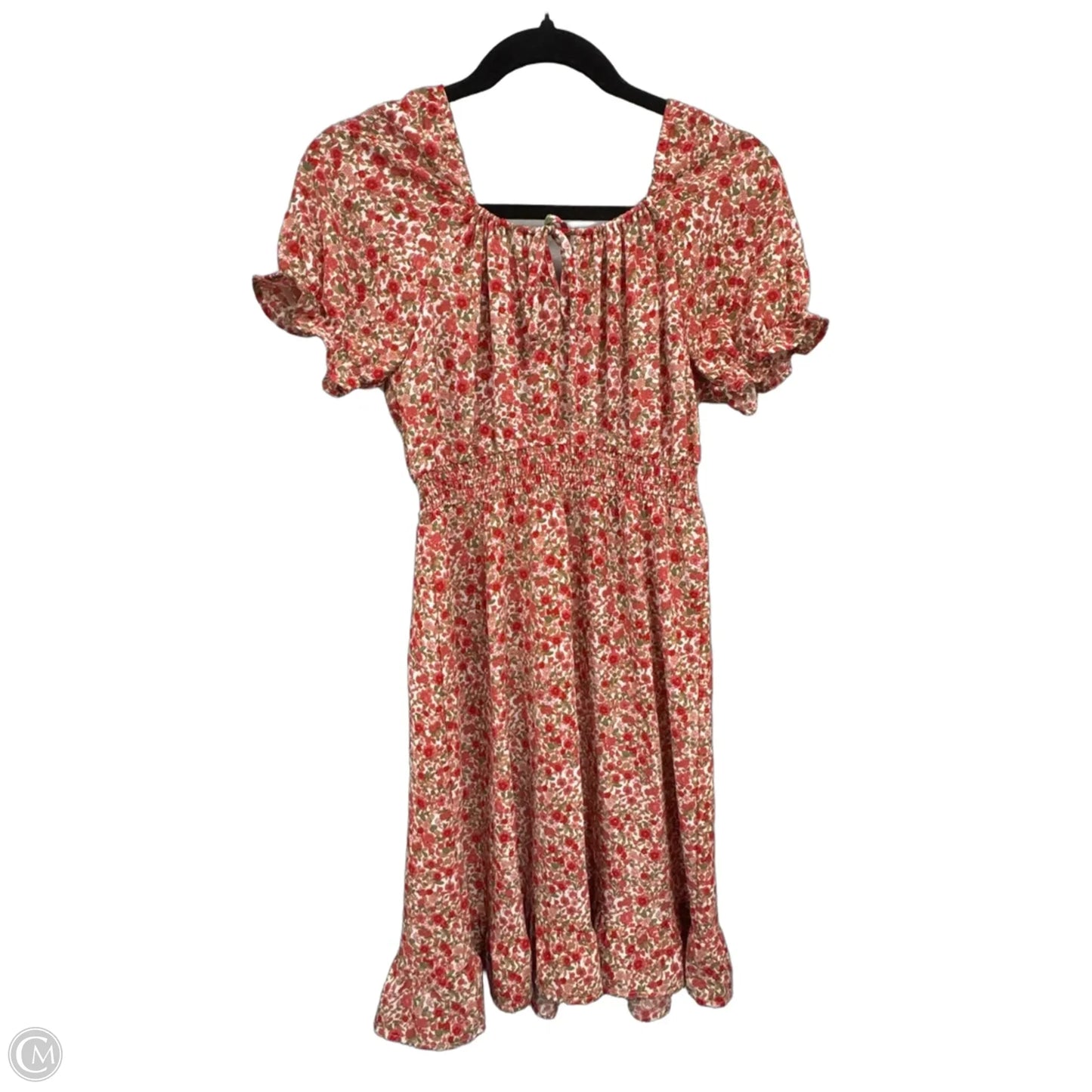Dress Casual Short By Monteau In Floral Print, Size: M