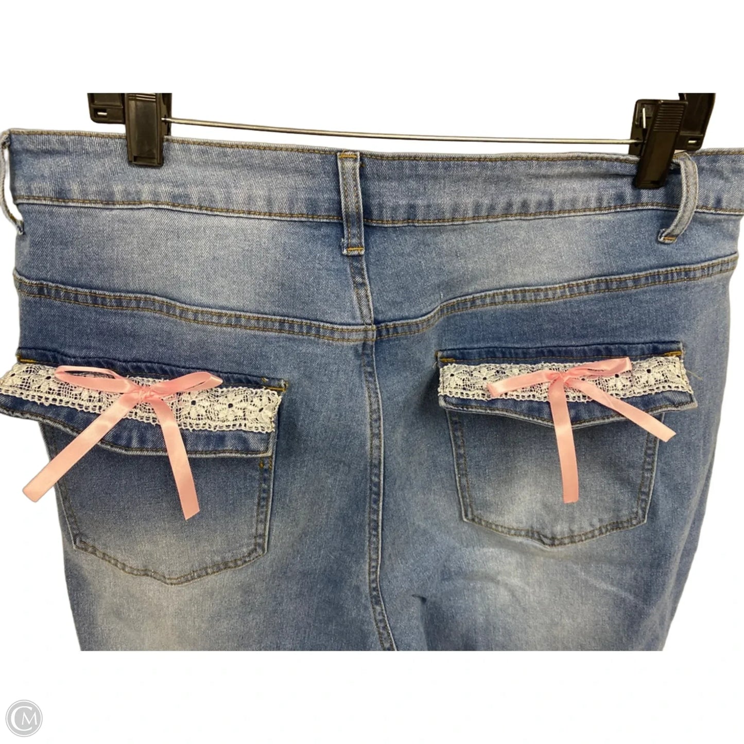 Jeans Flared By Romwe In Blue, Size: 3x