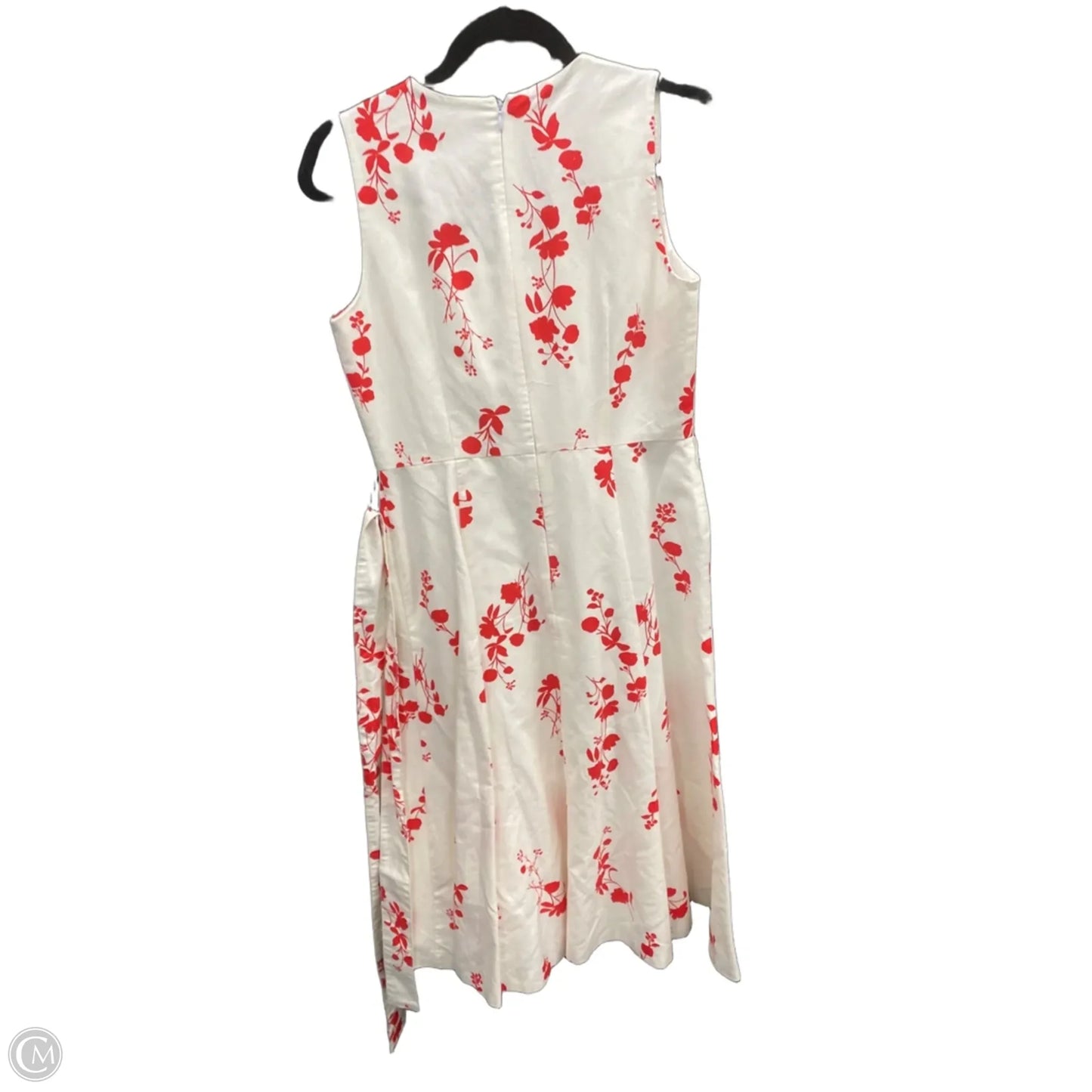 Dress Casual Maxi By Ann Taylor In Cream & Red, Size: 2